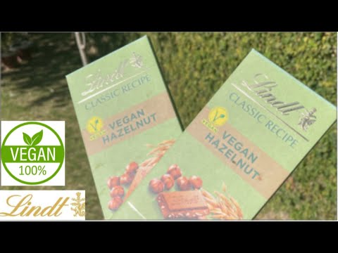 Trying the new Lindt vegan chocolate