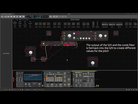 Bitwig Grid without oscillators: Noise filter