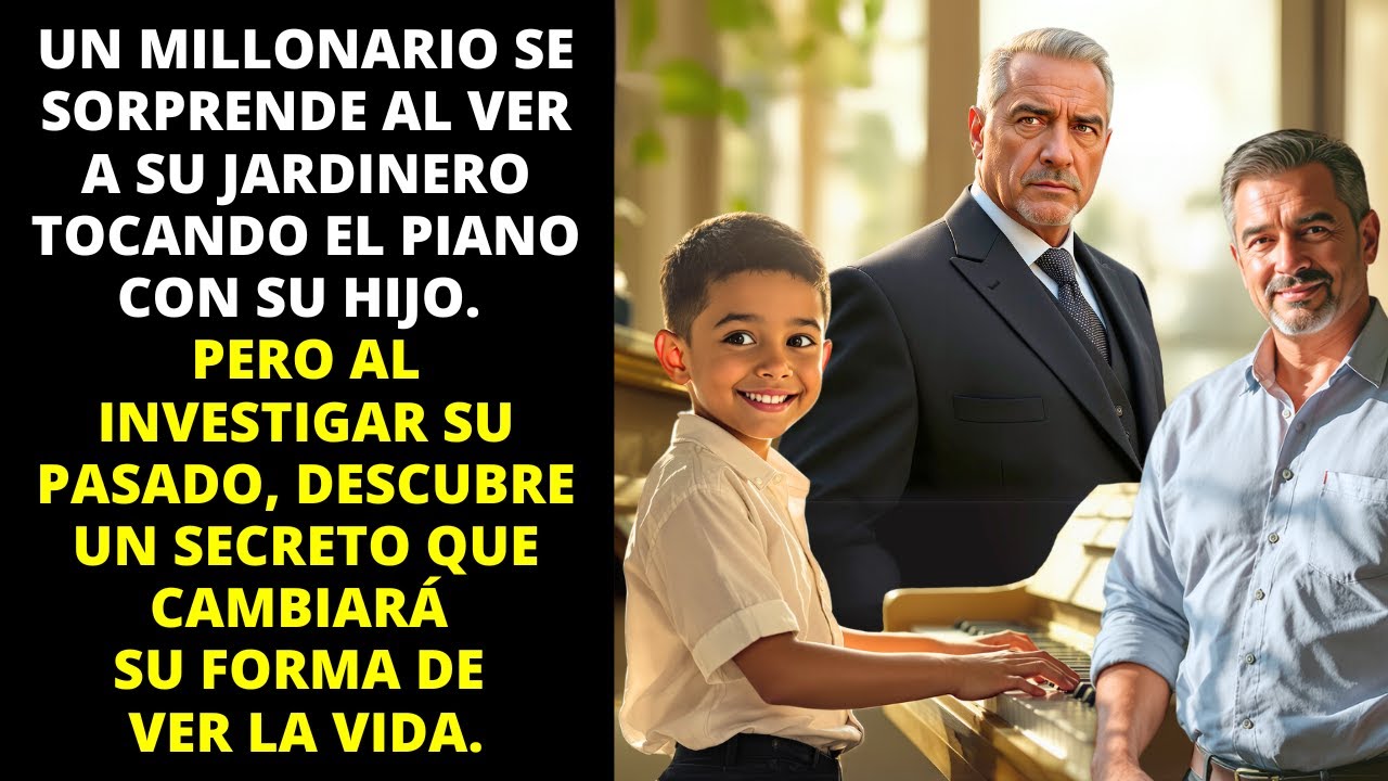 MILLONARIO VE A SU JARDINERO ENSEÑAR PIANO A SU HIJO… PERO DESCUBRE UNA VERDAD INIMAGINABLE