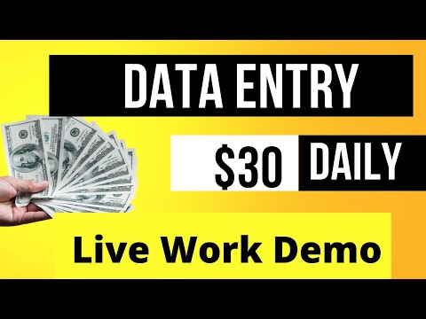 Virtual Assistant Data Entry work demo for beginners on Fiverr | Upwork with practice file