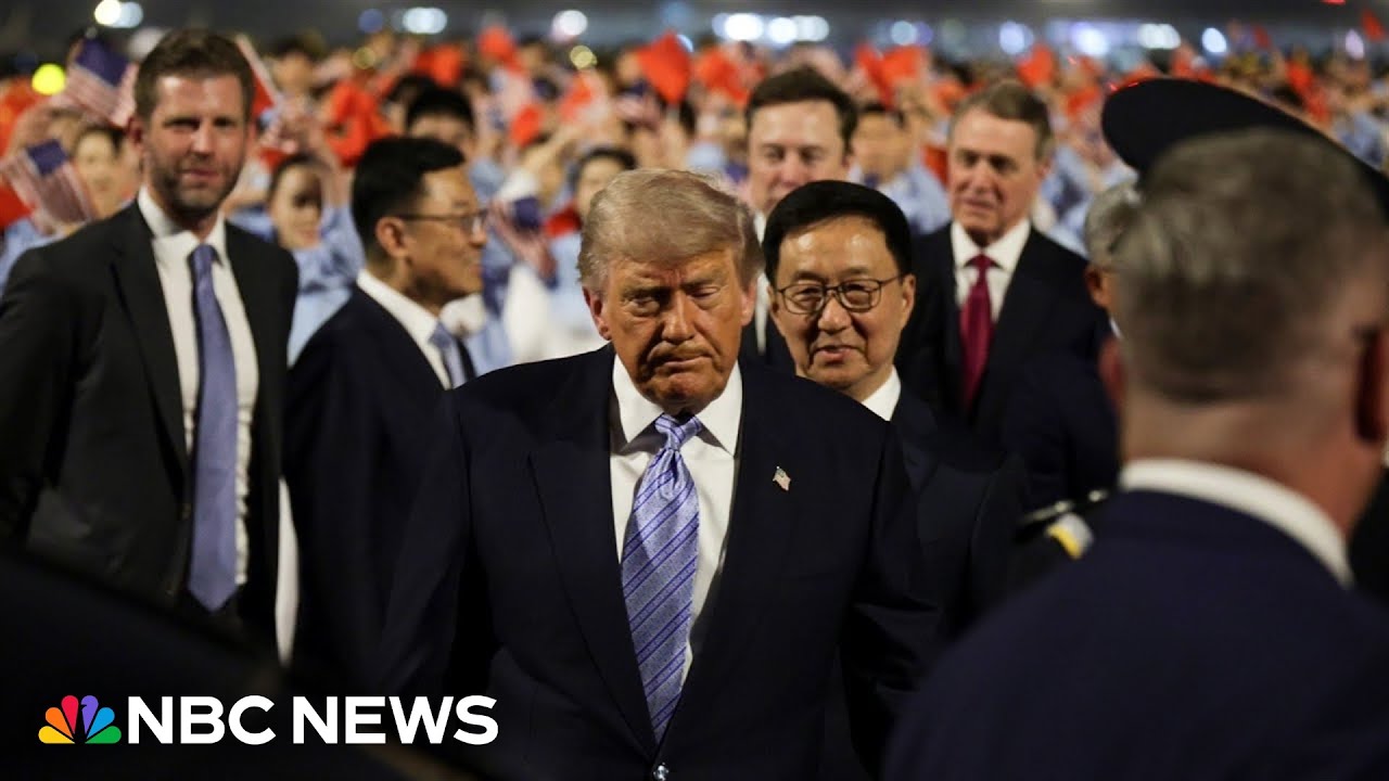 Rais wa Marekani Donald Trump amewasili nchini China