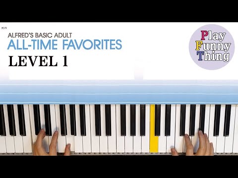 Shine On, Harvest Moon (p.65) - Alfred's Basic Adult All-time Favorites - Level 1
