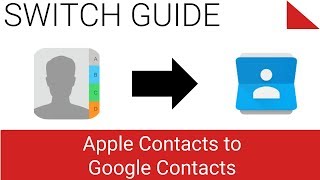 Apple iCloud Contacts to Google Contacts