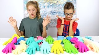 Don&#39;t Choose the Wrong Glove Slime Challenge!!!