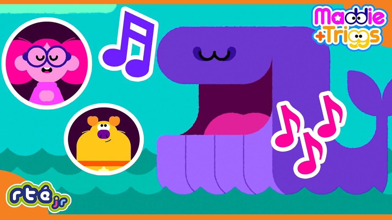 🐳 La la la! Whale Harmonies 🎵 #Splash | Maddie + Triggs 👧🐶 | 🎵 Song 🎵 | @RTÉjrOfficial