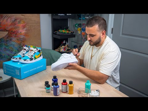 Part of a video titled 4 EASY Steps to START Your Sneaker Customizing Journey! - YouTube