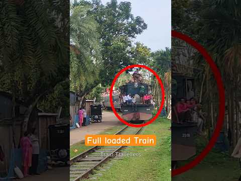 Full loaded Train Bangladesh railways #traintravellers #train #expresstrain