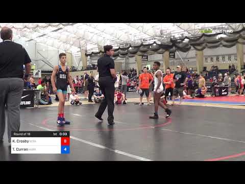 2018 UWW Cadet And U23 Nationals/UWW Cadet Greco-Roman 48 Round Of 16 - Kenneth Crosby (SOTA) Vs.