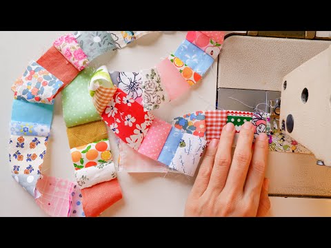 Sewing Idea For Scrap Fabric | Use Up Your Scraps To Make Useful Item