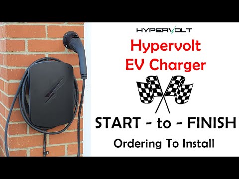 Hypervolt EV Charger Install from Start to Finish. Ordering to Install.