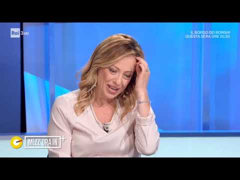 Giorgia Meloni a “Mezz’ora in più” su Rai 3 da Lucia Annunziata. Non perdetela!