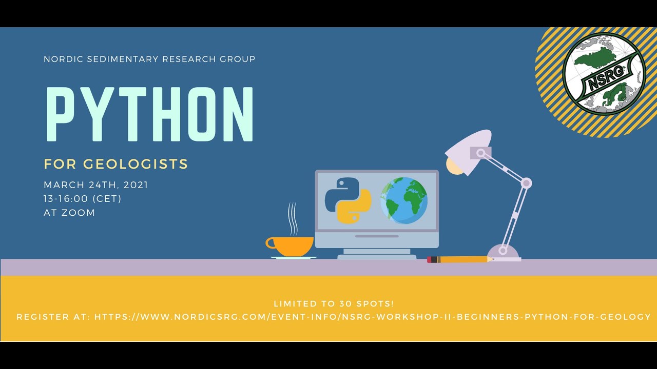 Nordic Sedimentary Research Group Workshop II: Beginners Python for Geology