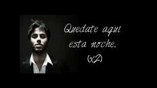 Stay Here Tonight - Enrique Iglesias (En Español)