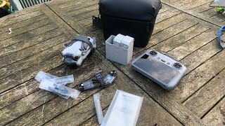 DJI mini 4 Pro Fly more Combo unboxing and update Normal UK drone pilot