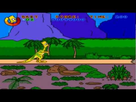 The Simpsons : Virtual Bart Megadrive