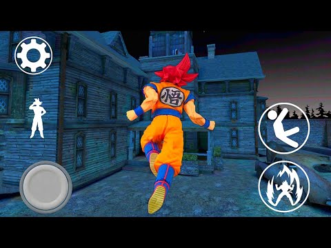 Playing As Super Saiyan God Goku In Granny 3!