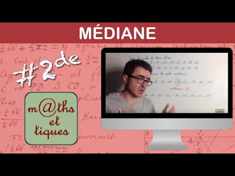 Déterminer une MÉDIANE dans une liste  (1) - Seconde