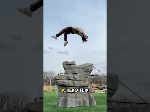 How to HERO FLIP‼️✅ #backflip #fitness #tutorial