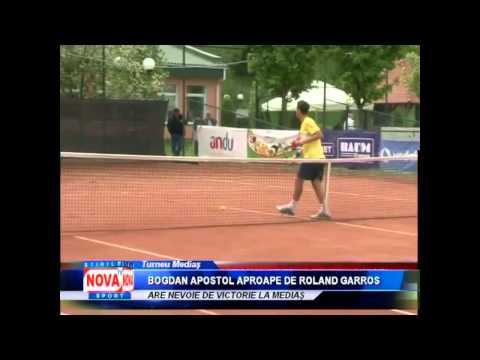Medieşeanul Bogdan Apostol aproape de Roland Garros - NovaTv Mediaş