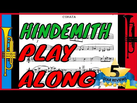 Hindemith - Sonata for Trumpet and Piano (Backing track, Play along, Accompaniment)