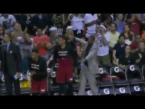 James Ennis - Monster put back slam - Heat vs Celtics