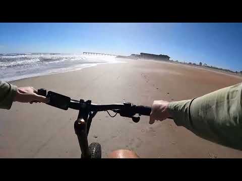 Biking on the Beach with Delia