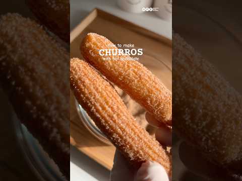 How to Make perfect Churros with Hot Chocolate (No Oven Easy Recipe) #churros #howtomake #dessert
