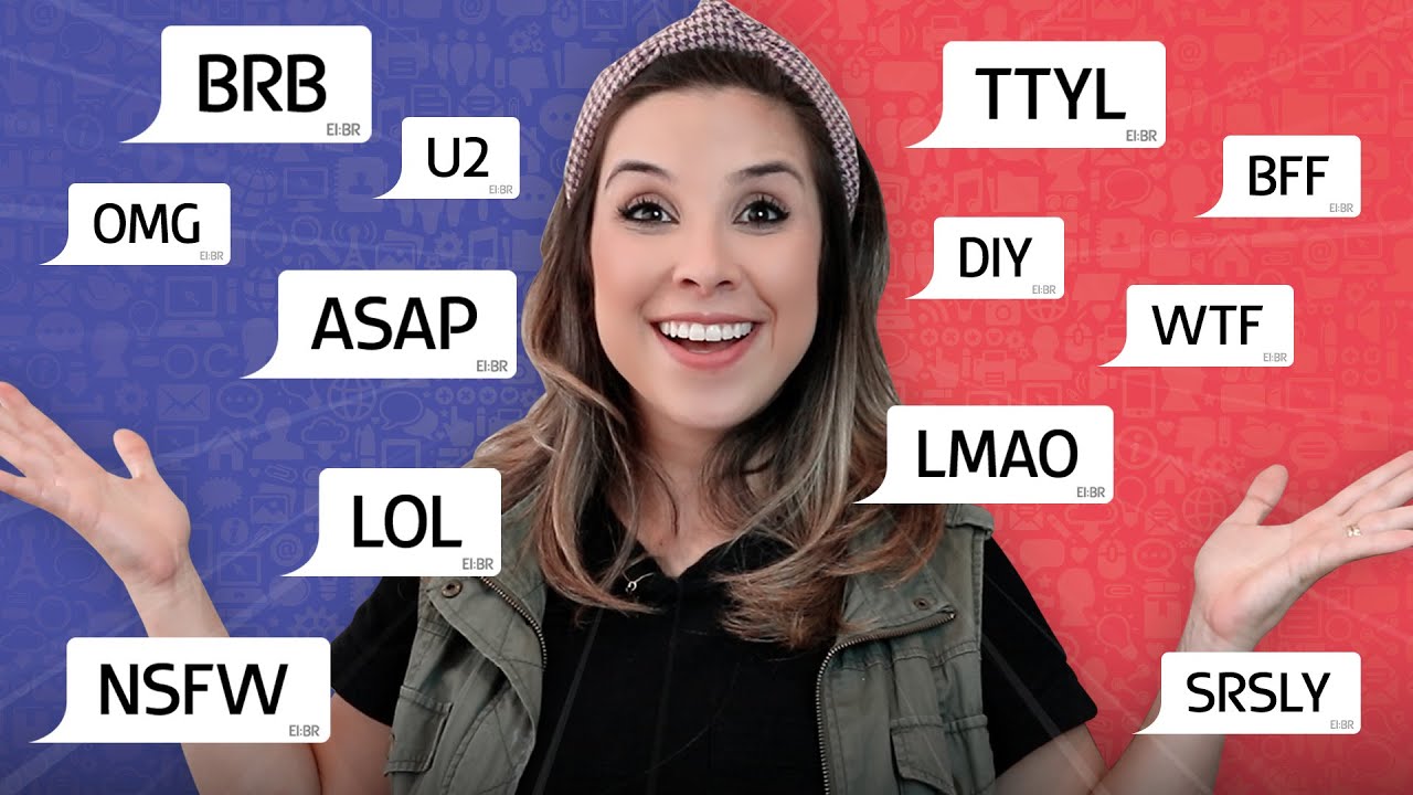 35 abreviações de internet MAIS COMUNS em inglês | English in Brazil
