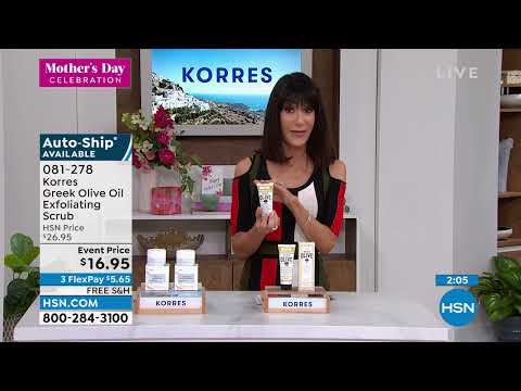 Korres Peeling mit griechischem Olivenöl