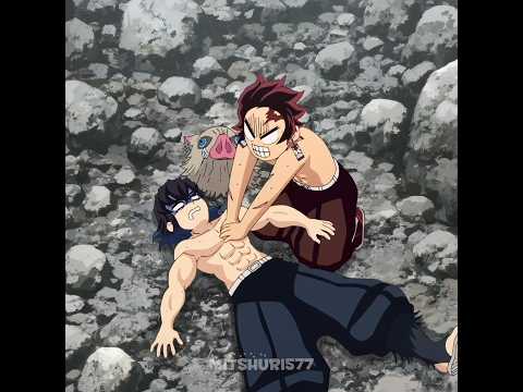 Tanjiro and inosuke cute moments 😍💐😭 #demonslayer #season4 #inosuke #tanjiro