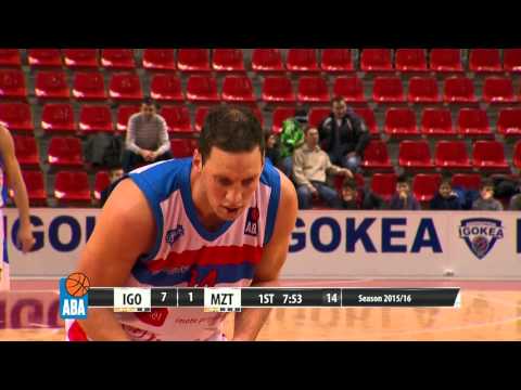 ABA Liga 2015/16, Round 18 match: Igokea - MZT Skopje Aerodrom (3.1.2015)