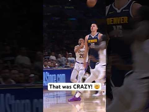 Nikola Jokic with one of the most INSANE passes you’ll ever see! #Shorts