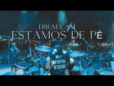 Estamos De Pé | @PrMarcusSallesOficial  | Drum Cam | Baby Batera