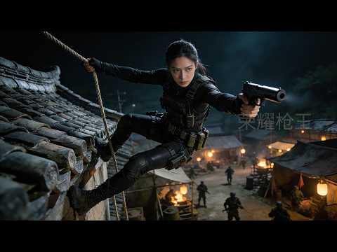 抗日電影！美女特務從天而降潛入敵營，精準射擊一槍秒殺大佐！ ⚔️ 抗日 MMA | Kung Fu