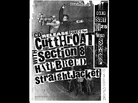 Cut-Throat | Section 8 | Hatebreed | Straight Jacket @ The QE2 11-25-1996