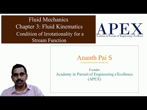 Condition of Irrotationality for a Stream Function