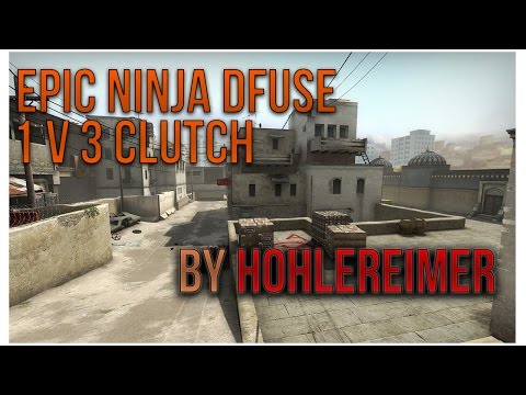 Epic Ninja 1 v 3 Clutch !!!