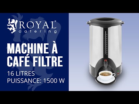 Machine à café filtre - 16 litres