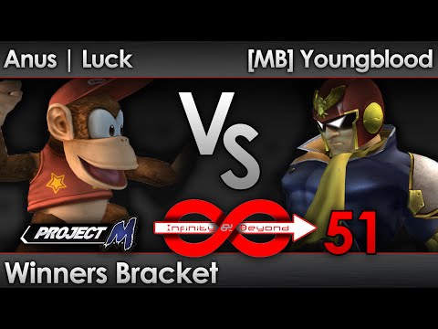IaB! 51 PM - Anus | Luck (Diddy) vs [MB] Youngblood (C Falcon) - Winners Bracket