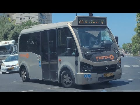 Karsan C2ENLA1 of Metropoline on Route 6H in Ramat Aviv in Tel Aviv