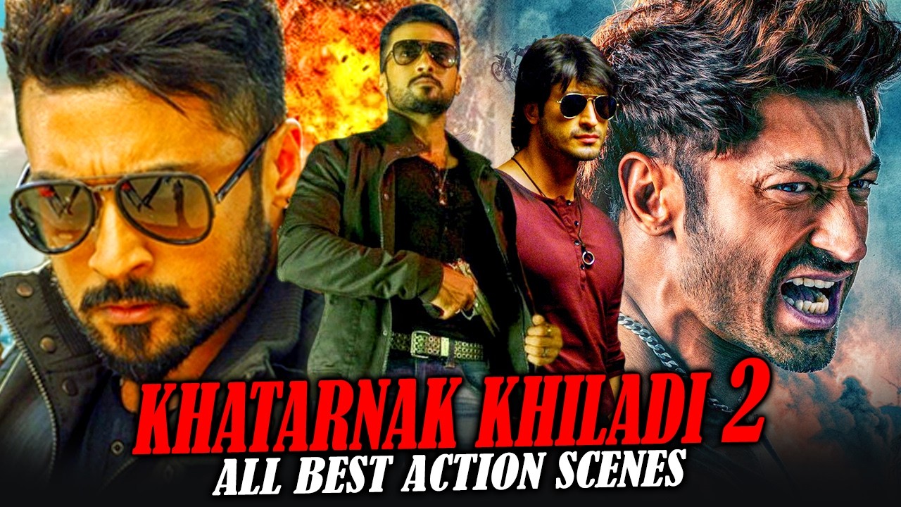 Khatarnak Khiladi 2 Hindi Dubbed Movie Best Action Scenes | Suriya Mass Action