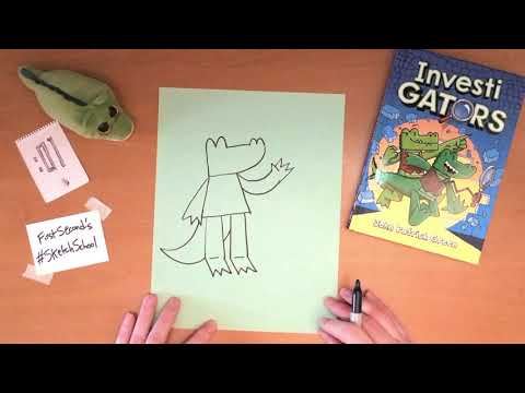 First Second's #SketchSchool with John Patrick Green for INVESTIGATORS!