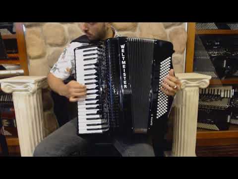 WELTSUPII41120BK - Black Weltmeister Supita II Piano Accordion LMMH 41 120 $6999