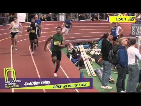 Boys 4x400m Section 2 - New Balance Indoor Nationals 2012