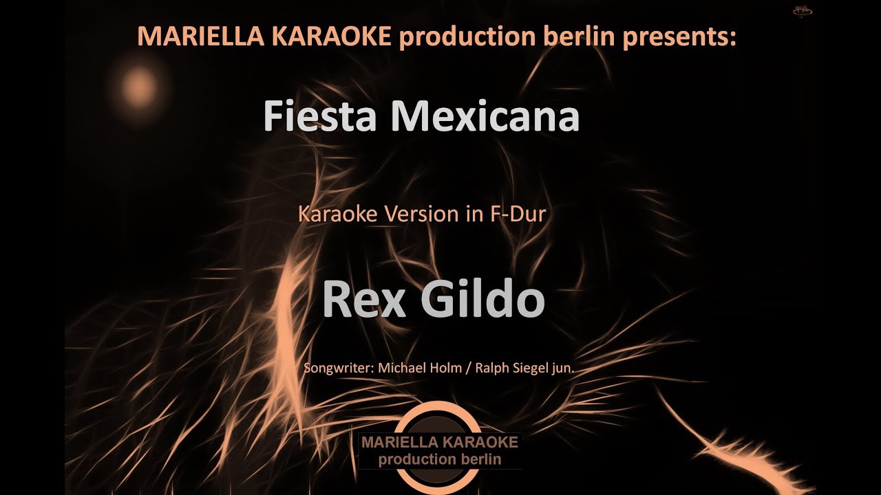 Rex Gildo - Fiesta Mexicana (Karaoke Version)