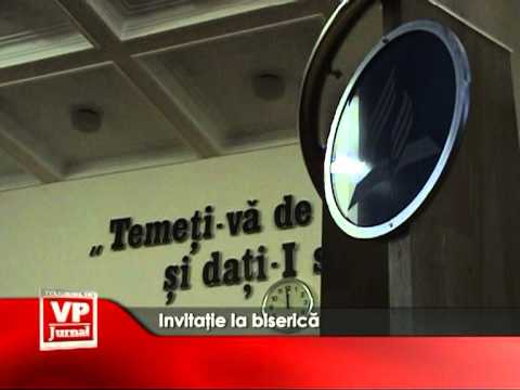 Invitatie la biserica