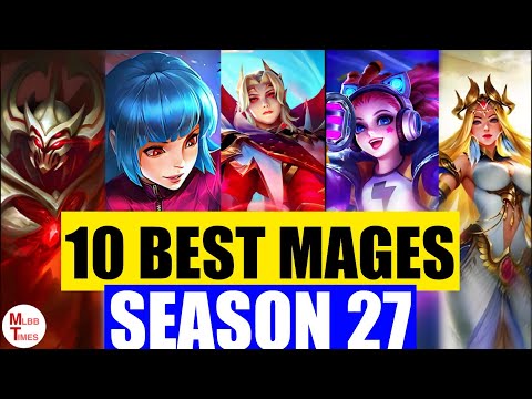 Top 10 Best Mages For Solo Rank Season27 Mobile Legends | Best Heroes in Mobile Legends 2023