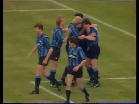 Inter M - Sporting L. UEFA Cup-1990/91 (1/2(2)) (2-0)