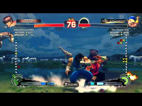 SSF4 AE: elwoodblues0985 (Guy) vs The Divine One (Yun)