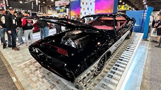 Dave Kindig Unveils Kevin Hart's "Bane" Dodge Challenger at SEMA 2023